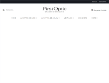 Tablet Screenshot of firstoptic.fr